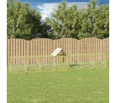 Gallinero 700x100x150 cm madera maciza de pino impregnada