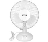 Edm ventilador sobremesa blanco 23 25w 3 aspas
