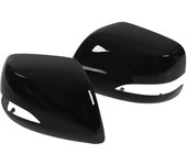 Piezas de cubierta de espejo retrovisor, protección eficaz, tapa de espejo retrovisor de coche de repuesto para lx570 2007-2010 (negro)