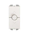 Interruptor para persianas 230v de tecla estrecha con 3 posiciones blanco simon 270