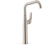 Tres 28184701ac fuji grifo monomando caño xxl con maneta lateral lavabo color acero