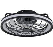 Ventilador de techo plafón led rafale 50w 4800lm cct intensidad regulable con mando a distancia