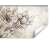 Papel pintado vlieseline foto hojas flores plantas para sala 315cm x 210cm