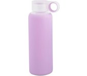 3x botellas de vidrio borosilicato y silicona lila 360 ml h&h
