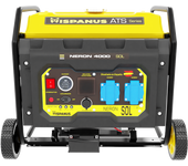 Generador eléctrico inverter 4000w neron hispanus - portátil, silencioso, alta eficiencia, arranque eléctrico/manual, bajo consumo, ideal para hogar