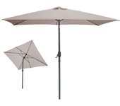 Parasol inclinable rectangular topo 200x300 cm