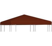 Maison exclusive - toldo de cenador terracota 310 g/m² 3x3 m