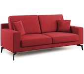 Prestige sofá moderno en microfibra desmontable 146 cm rojo