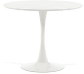 Mesa de interior tulip diámetro 90 cm orlando blanco