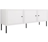 Mueble tv monciru 102, blanco, 151x60x40cm