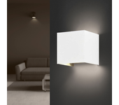 Aplique led blanco 6w ip54 cuadrado - blanco neutro 4000k - 5500k - silamp