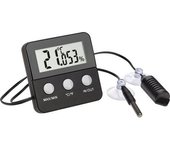 Tfa dostmann terracheck 30.5044.01 - sonda digitale con ventose, ideale per terrari, 64 x 24 x 64 mm, colore: nero