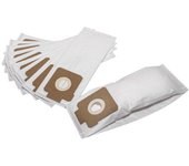 Vhbw 10x bolsa aspiradora compatible con aeg/electrolux zs 200 energica, zs 201 energica aspiradora - vellón micro, 17, 28 cm x 11 cm, blanco