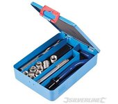Silverline - juego reparador de roscas helicoil m12 x 1,75 mm