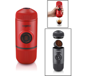 Wacaco nanopresso gr roja cafetera espresso manual para café molido + bolsa de transporte