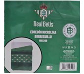 Real betis comforter con reverso de borreguito para cama de 90 cm