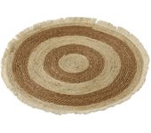 Tapete de madera natural 70x70x1 cm