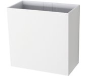 Kalamitica - contenedor magnético uranos, porta cucharones y almacenamiento para pizarra magnética - blanco lacado mate - 13,5 x 13 x 7 cm