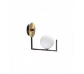 Ideal lux birds aplique globe negro