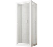 Mampara de ducha 3 lados 70x70x70 cm h 190 de acrílico color blanco mod. sigma trio