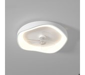 Ventiladores de techo con luces, luz de techo regulable, ventilador de techo de perfil bajo con luz, 42 cm (42 w)