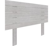 Dhome cabecero de madera reciclada dm estilo palet horizontal con patas cama palets herrajes incluidos (105cm, ártico)