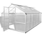 Invernadero de aluminio reforzado con estructura base 9.025 m2