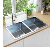 Fregadero de cocina | lavabo hecho a mano acero inoxidable cfw655384