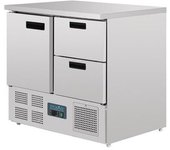 Mostrador frigorífico 240l. 1 puerta 2 cajones polar u637