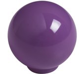 Tirador de bola de abs 29mm morado brillante, paquete de 50