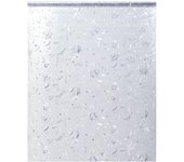 Lámina esmerilada para ventana estampado de flores 90x500 cm pvc
