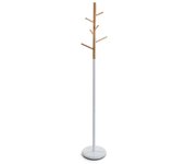 Versa malmö perchero de pie de estilo minimalista, blanco, 171x28x28cm