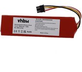 Vhbw batería compatible con xiaomi mijia 1s sdjqr03rr, 1c, 1st gen sdjqr01rr skv4000cn, 1s, 1t robot limpieza (5000 mah, 14,4 v, li-ion)