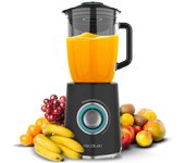Cecotec batidora de vaso power black titanium 2000max mix go. 2000w potencia máxima acacados en acero inoxidable cuchilla con recubrimiento de