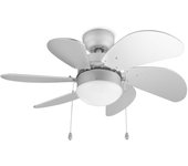 Tristar ventilador de techo ve-5810 plateado 50w 76cm