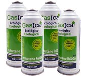 Pack 4 botellas gas refrigerante gasica d2 - r12 r134a