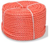Cuerda polipropileno torcida 12 mm 100 m naranja