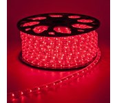Manguera led, 45 m, 1650 leds rojo, ip65, 230v, recortable cada 1m, prolongable
