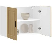 Mueble de pared cocina | armario de cocina madera contrachapada porto roble sonoma cfw61136