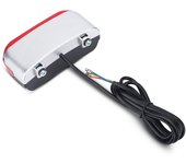 Luz led de freno para bicicleta eléctrica de 36 v, luz de advertencia trasera, accesorios par