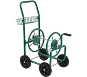 Enrollador de manguera de jardín 3/4 pulgadas metal 92 cm verde 03_0001641