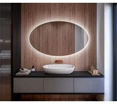 Espejo de baño con iluminación luz led (120x70cm) espejo de pared (tel109) blanco frío