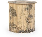 3x mesa de madera d.40x40h