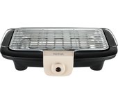 Barbacoa eléctrica para exterior tefal easygrill bg90c8, 2300 w, sobremesa, color negro y gris
