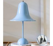Lámpara de mesa de metal, lámpara de noche, luz decorativa en forma de campana, lámpara de escritorio con 3 temperaturas de color, regalo de navidad