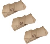 Vhbw 30x bolsa compatible con kärcher 2001, 3011, a 2800 - 2899, a 2901, k 2801 plus aspiradora - papel, 33,1 cm x 77,7 cm, beige