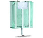 Cassette empotrable cobre pucci 10 lt doble botón 2014lt. 10