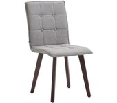 Silla miller en tejido gris cappuccino