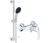 Grohe - eurosmart shower pack monomando ducha + teleducha + barra ducha + jabonera