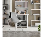 Escritorio ahorra espacio 70 x 70 cm plegable estante oculto armario dalia